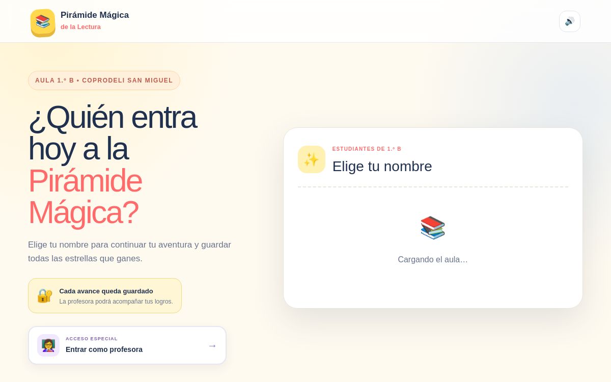 Vista del proyecto Pirámide Mágica de la Lectura